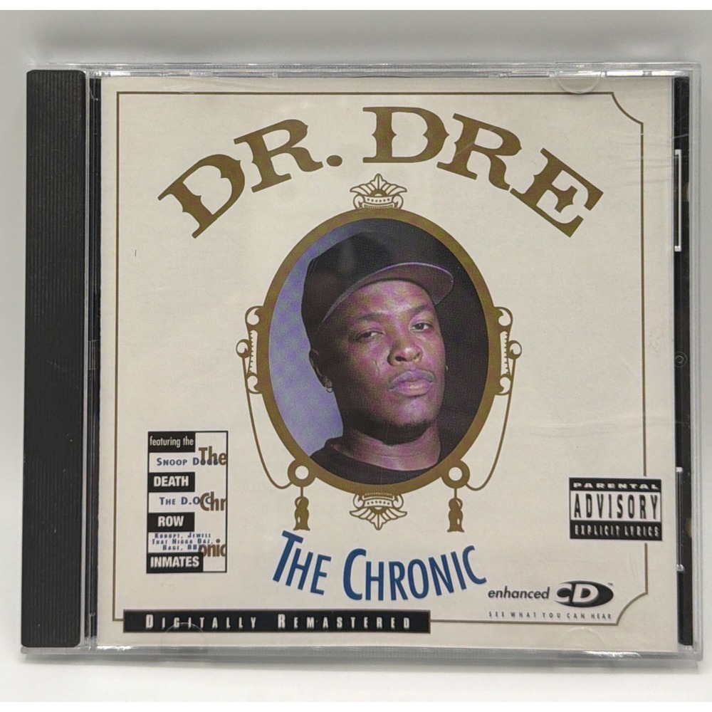 Dr. Dre The Chronic CD, Death Row Records Digitally Remastered Parental Advisory